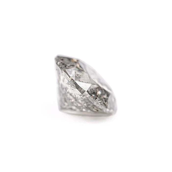 1.50 CT Round Brilliant Cut Salt And Pepper Diamond