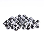 1.50 MM Round Brilliant Cut Black Natural Loose Diamond - Minimal Carbon