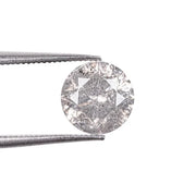 1.55 CT Salt And Pepper Round Brilliant Cut Loose Diamond