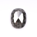 1.57 CT Oval Cut Natural Salt And Pepper Diamond