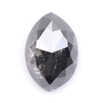 marquise cut salt and pepper diamond