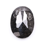 1.65 CT Oval Cut Salt and Pepper Natural Loose Diamond