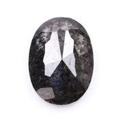 1.65 CT Oval Cut Salt and Pepper Natural Loose Diamond