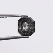 1.71 CT, Emerald Shape Natural Salt & Pepper Diamond Loose