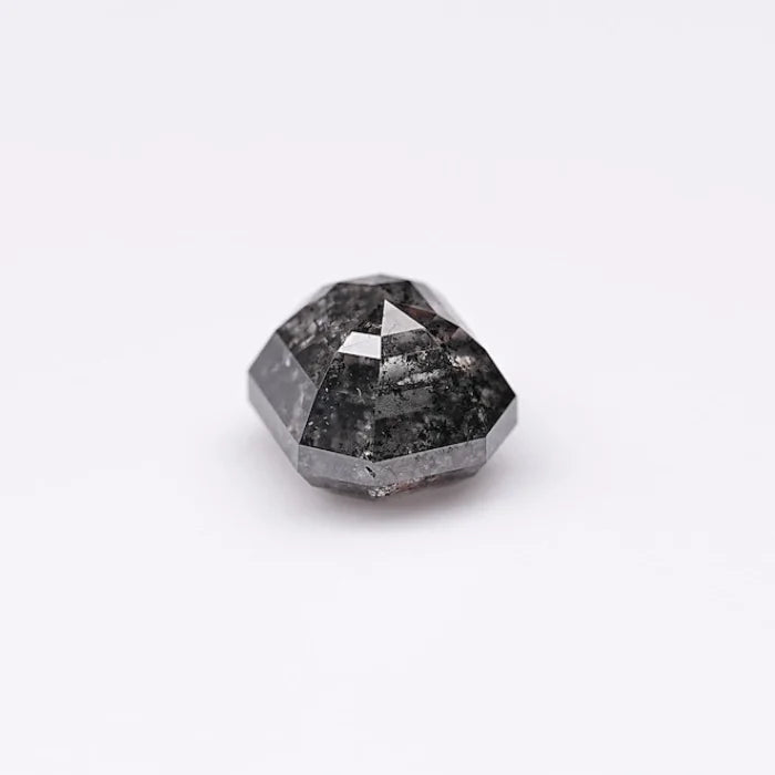 1.71 CT, Emerald Shape Natural Salt & Pepper Diamond Loose
