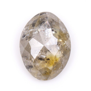 1.73 CT Oval Cut Salt and Pepper Natural Loose Diamond - Minimal Carbon