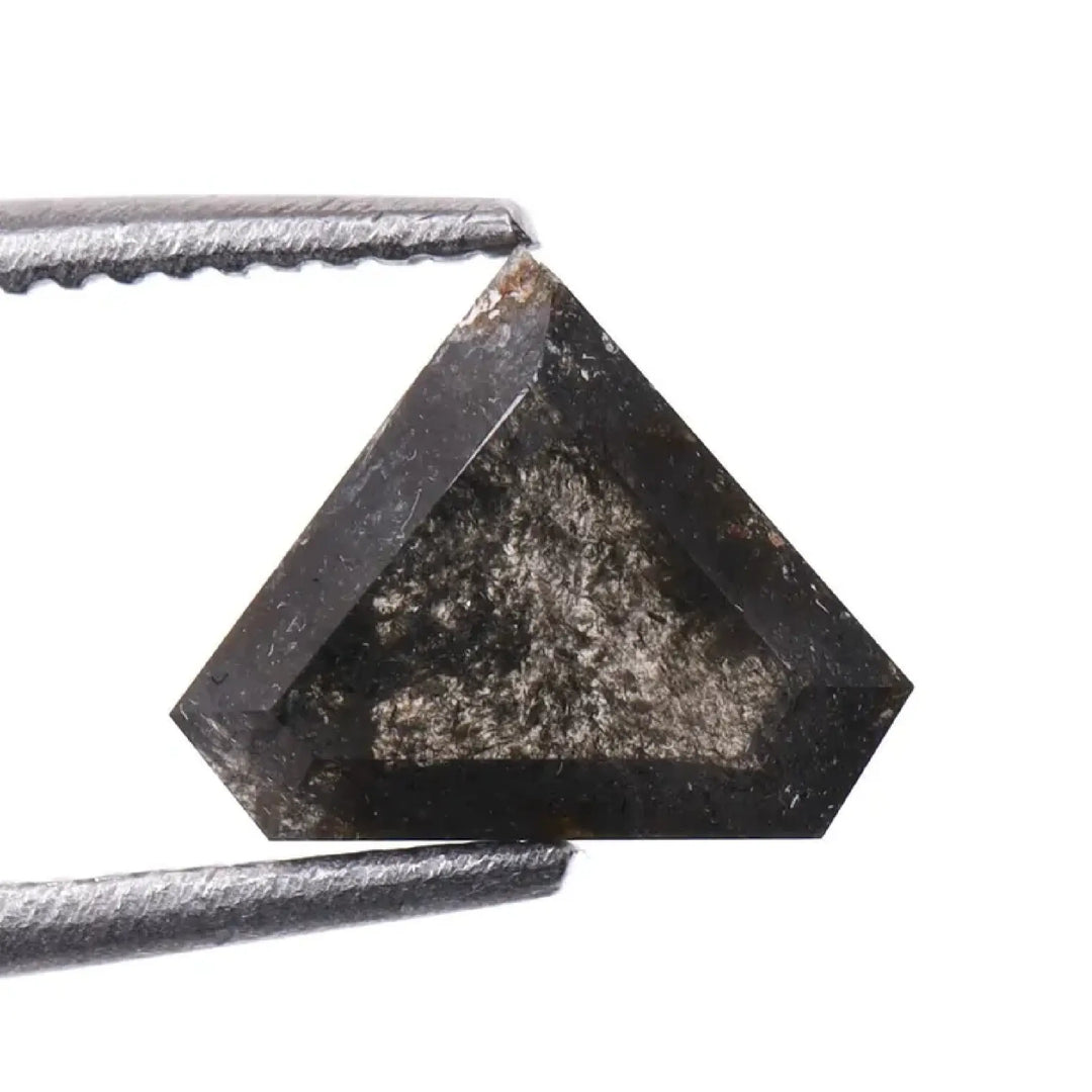 1.73 CT Salt And Pepper Pentagon Cut Diamond