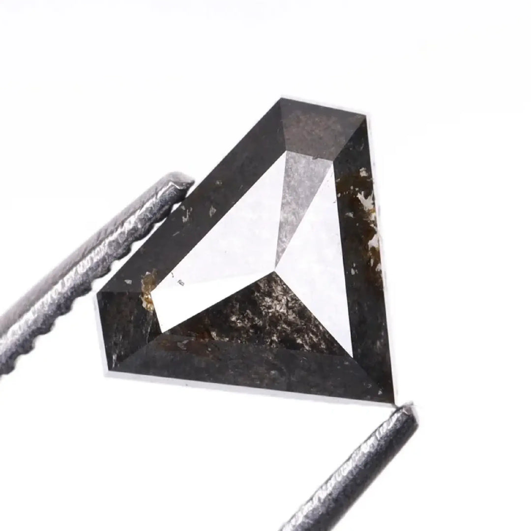 1.73 CT Salt And Pepper Pentagon Cut Diamond