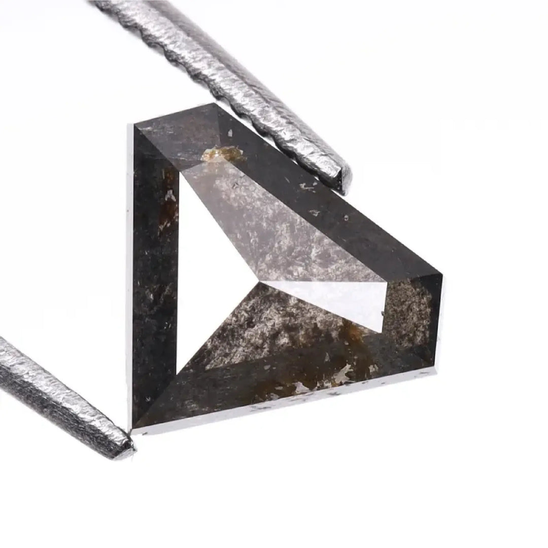 1.73 CT Salt And Pepper Pentagon Cut Diamond