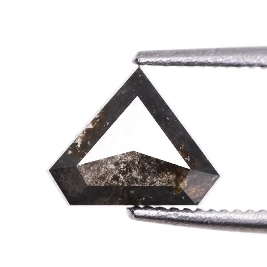 1.73 CT Salt And Pepper Pentagon Cut Diamond