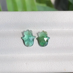 1.74 CT Hamsa Cut Natural Green Emerald