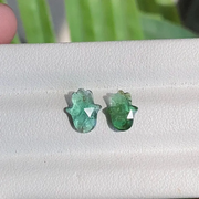 1.74 CT Hamsa Cut Natural Green Emerald