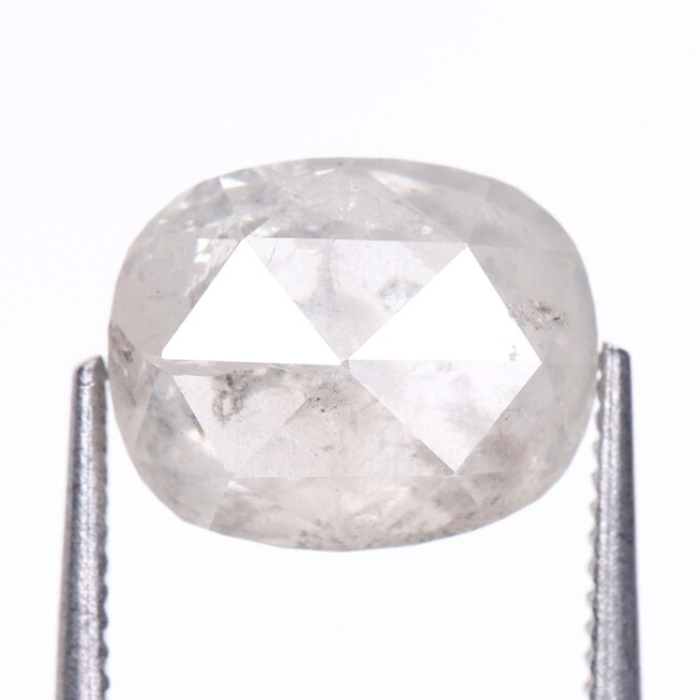 1.75 CT Oval Cut Salt and Pepper Earth Mined Diamond