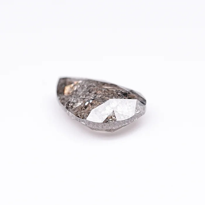 1.75 CT Pear Shape Natural Salt & Pepper Loose Diamond
