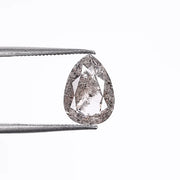 1.75 CT Pear Shape Natural Salt & Pepper Loose Diamond