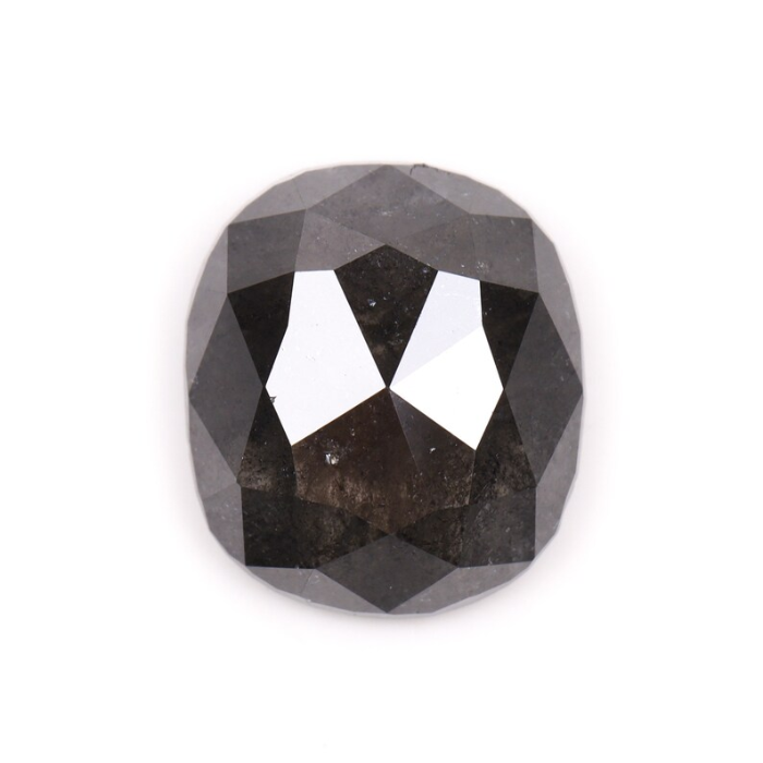 1.86 CT Salt And Pepper Oval Cut Diamond