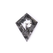1.97 CT Salt and Pepper Kite Cut Natural Diamond - Minimal Carbon