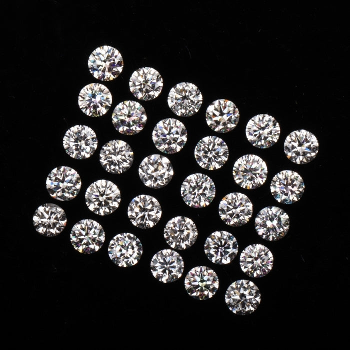 2.6 MM  Natural Loose Diamond Natural White Round Brilliant Cut Diamond For Earring