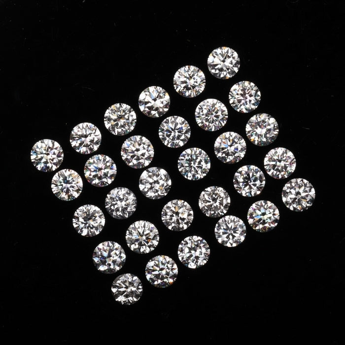 2.6 MM  Natural Loose Diamond Natural White Round Brilliant Cut Diamond For Earring