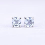 Light Blue Sapphire stud earrings