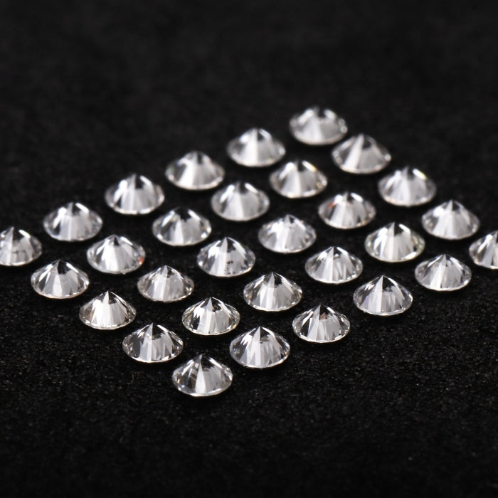 2.6 MM  Natural Loose Diamond Natural White Round Brilliant Cut Diamond For Earring