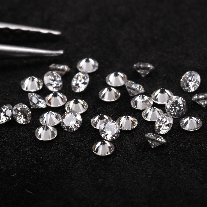 1.6 MM Natural White Round Brilliant Cut Diamond Natural Loose Diamond For Earring