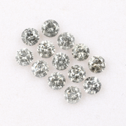 3.6 MM Salt And Pepper Round Brilliant Cut Diamond
