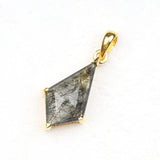 Rutilated Quartz Kite Gold Pendant