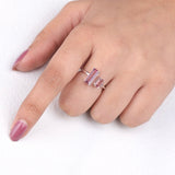 Pink Tourmaline Ring