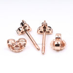 Load image into Gallery viewer, Trio Diamond Earring Stud Pair
