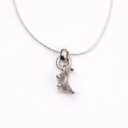 Crescent Moon Pendant - Minimal Carbon