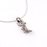 Crescent Moon Pendant - Minimal Carbon