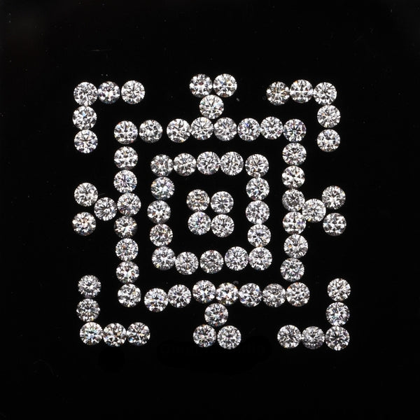 1.7 MM Natural White Diamond Natural Loose Round Brilliant Cut Diamond