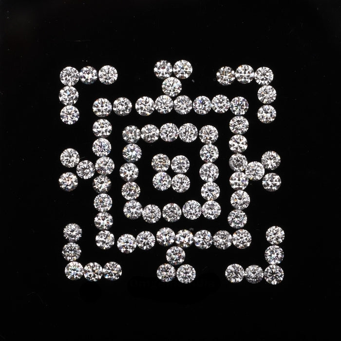 1.7 MM Natural White Diamond Natural Loose Round Brilliant Cut Diamond