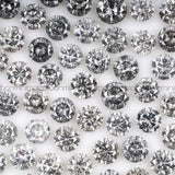 Salt and Pepper Brilliant Cut Melee Diamond - Minimal Carbon