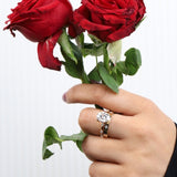 Oval Cut Lab Diamond Anniversary Ring