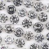 Salt and Pepper Brilliant Cut Melee Diamond - Minimal Carbon