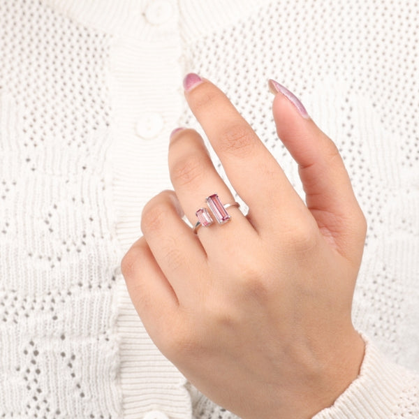 Pink Tourmaline Ring