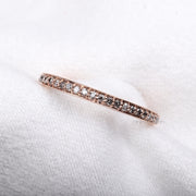 Eternity Ring Band - Minimal Carbon