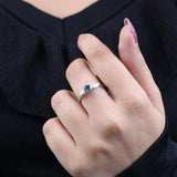 Three Stone Round Brilliant Cut Diamond Engagement Ring