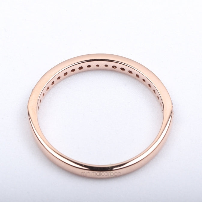 Eternity Ring Band - Minimal Carbon