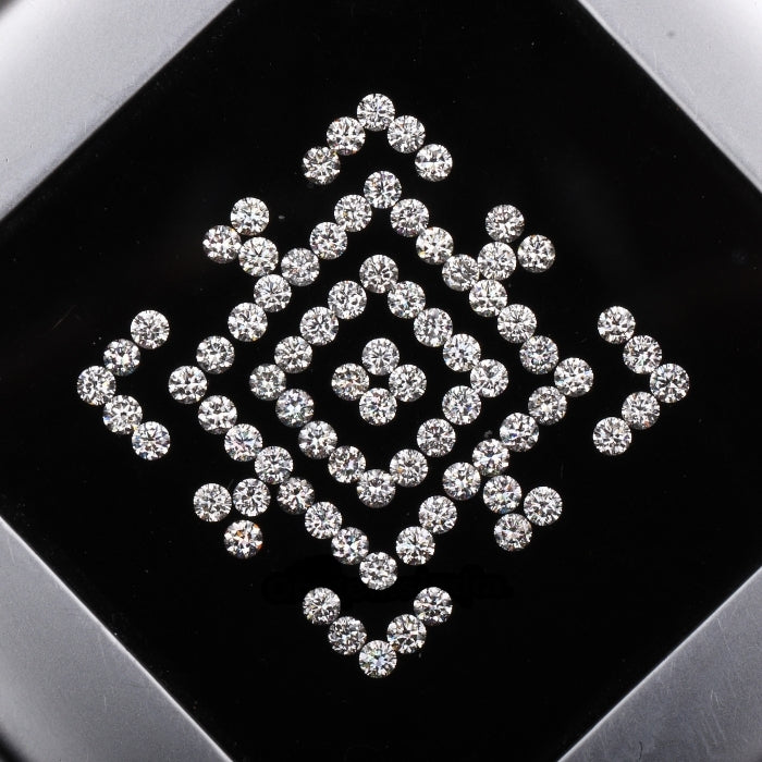 1.2 MM Natural Loose Diamond Natural White Round Brilliant Cut Diamond