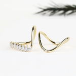 Marquise Cut Diamond Band