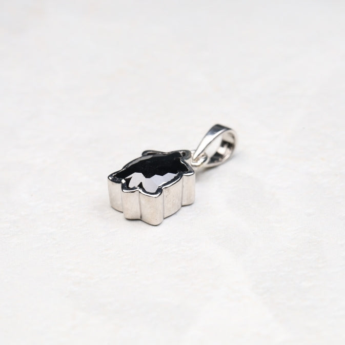 Sterling Silver Black Turtle Pendant
