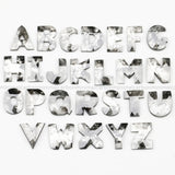 Alphabets Shaped Salt And Pepper Diamond