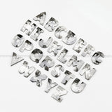 Alphabets Shaped Salt And Pepper Diamond