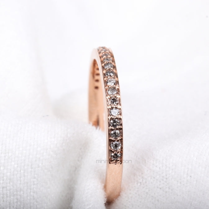 Eternity Ring Band - Minimal Carbon