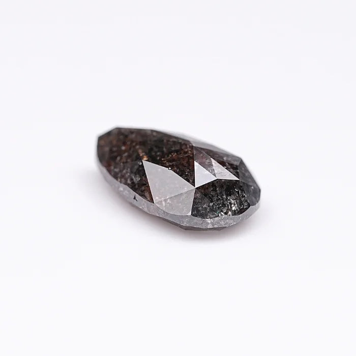 2.00 CT Pear Shape Salt & Pepper Grey Loose Diamond