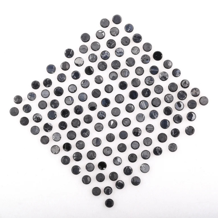 2.0 MM Black Enhanced Round Rose Cut Diamonds 05
