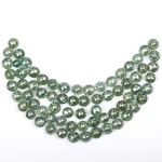 Natural Green Round Rose Cut Loose Earth Mined Diamond